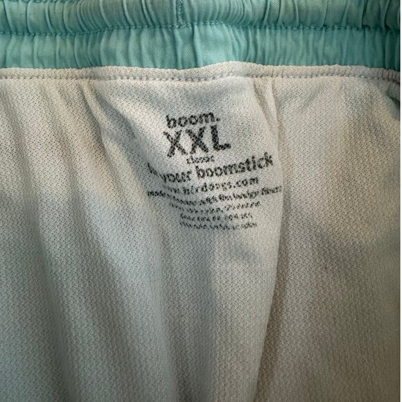 Birddogs Splashton Kutchers Shorts Swim Trunks Drawstrings Light Blue Size XXL - Picture 8 of 9